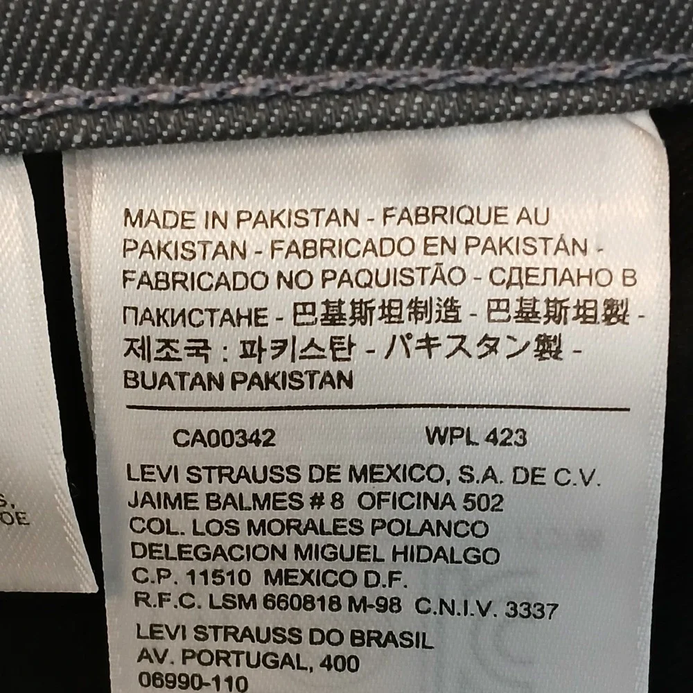 Vintage Levi's 562 Loose Straight Fit Line 8 Jeans Mens Denim Gray Size 34 x 32